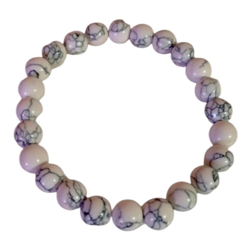 Howlite Bracelet 8mm